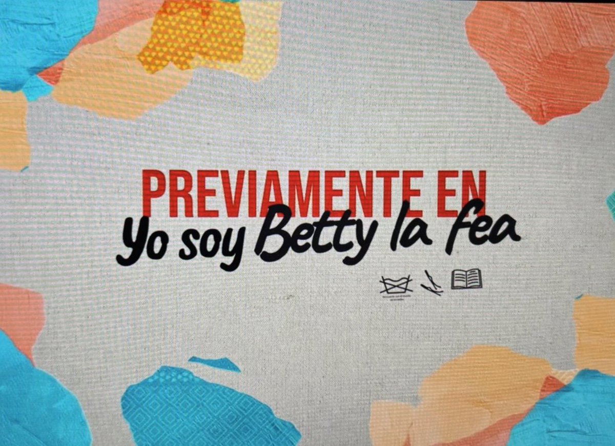 ¿Y esto como para qué o qué?, he visto Betty la Fea desde niño. Podría decir que me la sé de memoria. #BettyLaFea