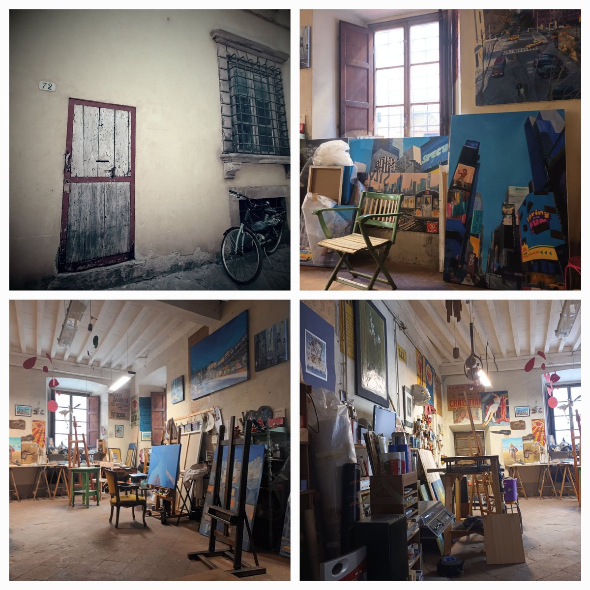 moe_rocksmoore's tweet photo. Che bello essere di nuovo al Malanima Studio di Lucca! Dipinti di Federica e sculture di Massimo Bellando Randone ☆ @waspsstudios @touristcenterlu
@lucca @Creative_Ren #dipinti #sculture #studio #malanima https://t.co/u2N9OEKPFH