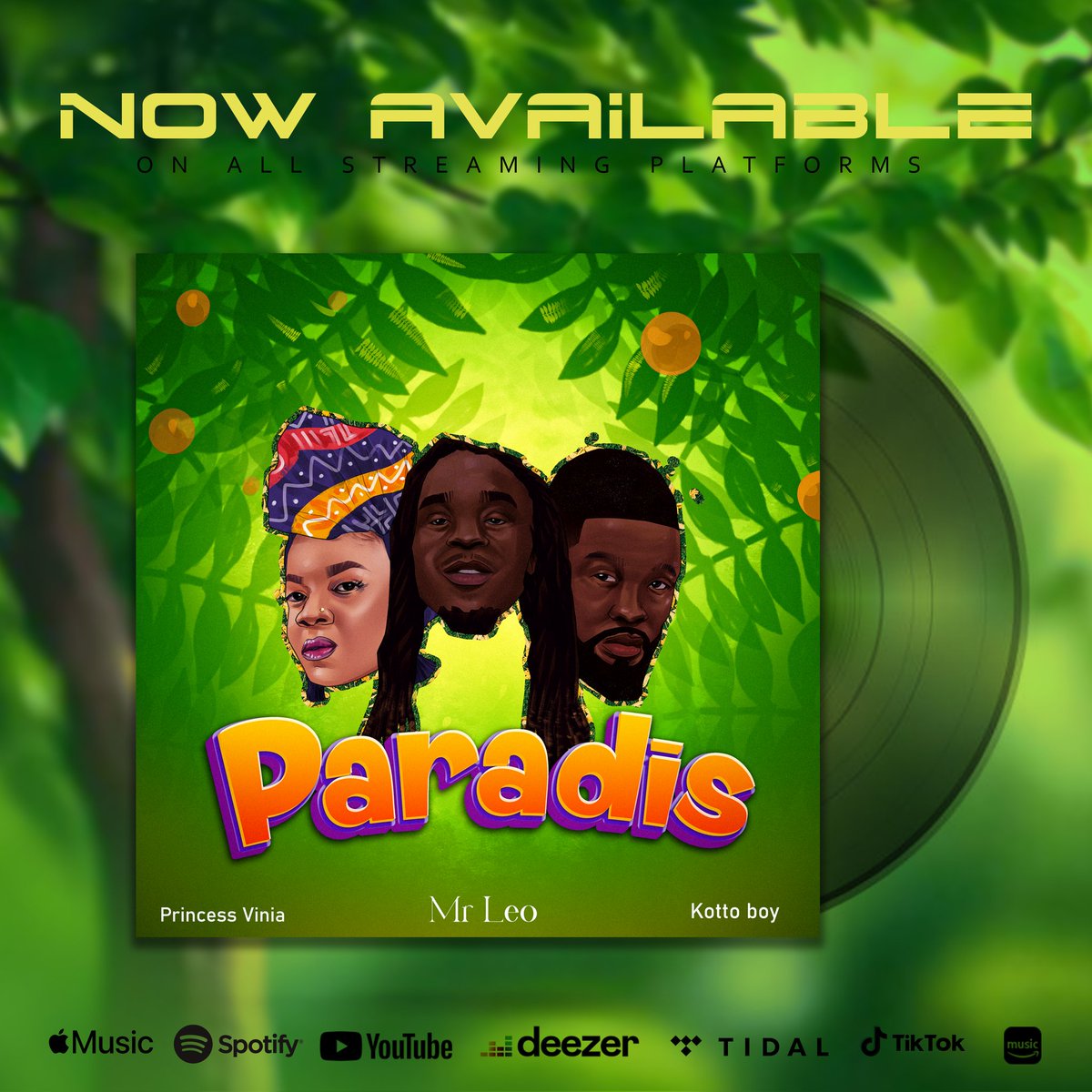 Mr Leo - Paradis FT. <a href="/kottoboy/">Oli Kay (Artiste Musicien)</a> et <a href="/PrincessViniaM/">Princess Vinia</a> Disponible sur les plateformes orcd.co/lionzparadis