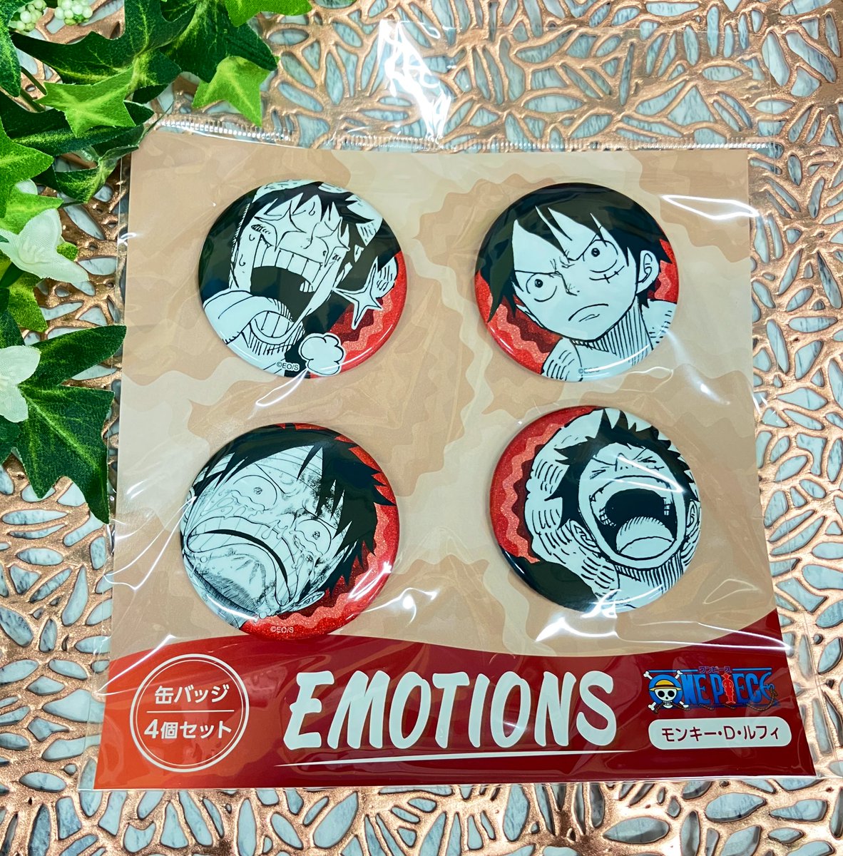 ONE PIECE ゾロ&サンジ缶バッジセットf ワンピース コンビセット