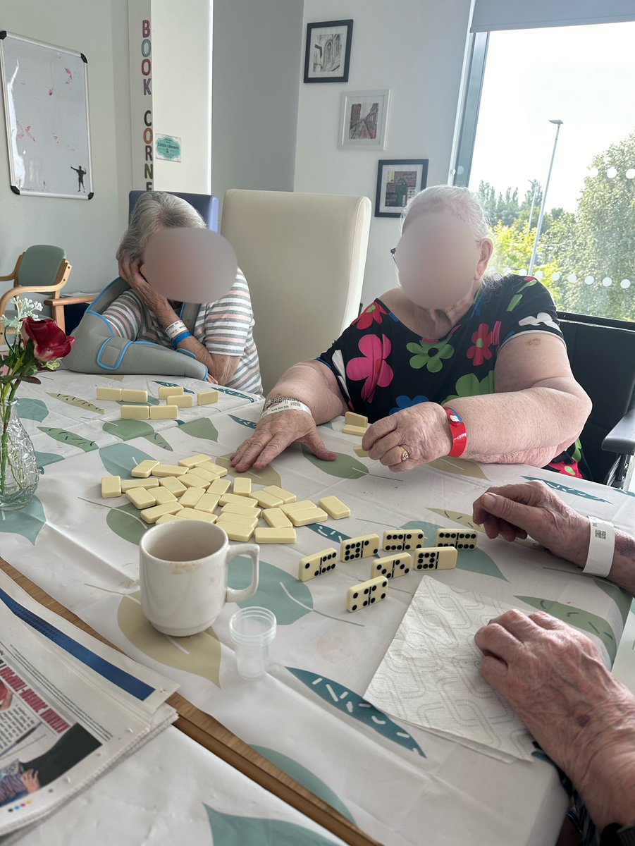 Nice game of dominoes yesterday morning! 
#rehab #rehabgoals #physio #occupationalhealth #OT #PT #NHS