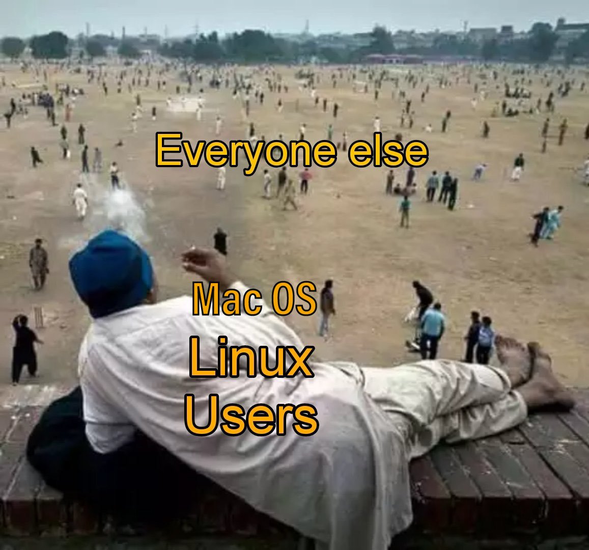 prakashpins's tweet photo. When you roll with MacOS, Linux OS you stay chill while everyone else scrambles 😂😂

#Crowdstrike
#Microsoft #Windows #Linux #MacOS https://t.co/mjTnILAEY8