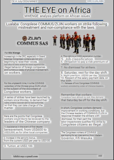 Outcast_North's tweet photo. From their Kolwezi mine higher radiation levels to forced evictions to subpar wages to employee threats - mining violations #Zijin, #COMMUS has grievous human rights abuses!

#ZijinLooters #NeverTrustZijin #BoycottZijin #corruptZijin #corruptCOMINIERE 

$AVZ

English Version 👇👇 https://t.co/tv12ITj9ht