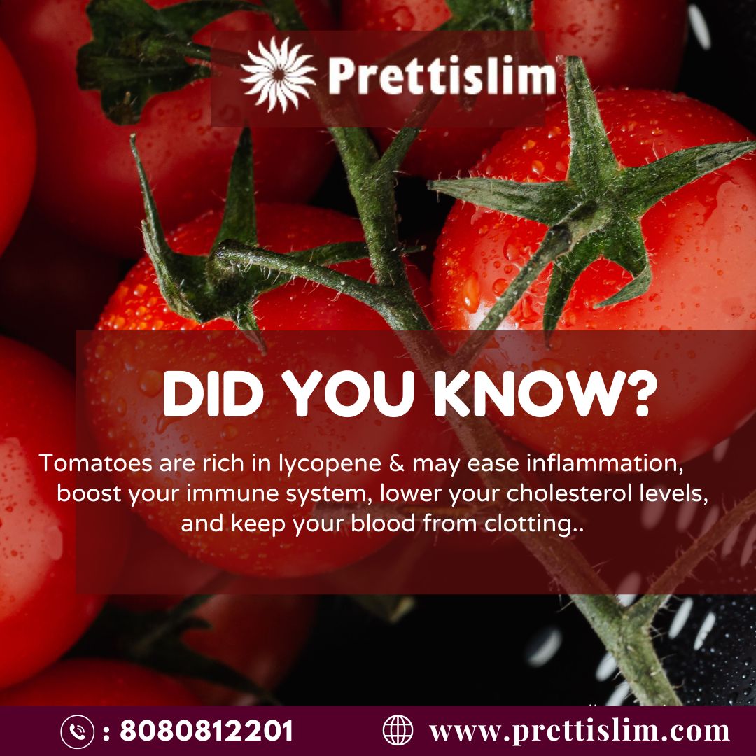 PrettislimIndia's tweet photo. Prettislim knows best - make sure tomatoes are a staple in your diet for amazing results! 🙌 

Visit #Prettislim Clinic for a FREE Consultation. CHAT NOW to BOOK your Appointment: https://t.co/2Q0N4FdITp | Call: 8080812201 https://t.co/GcATbotpC1