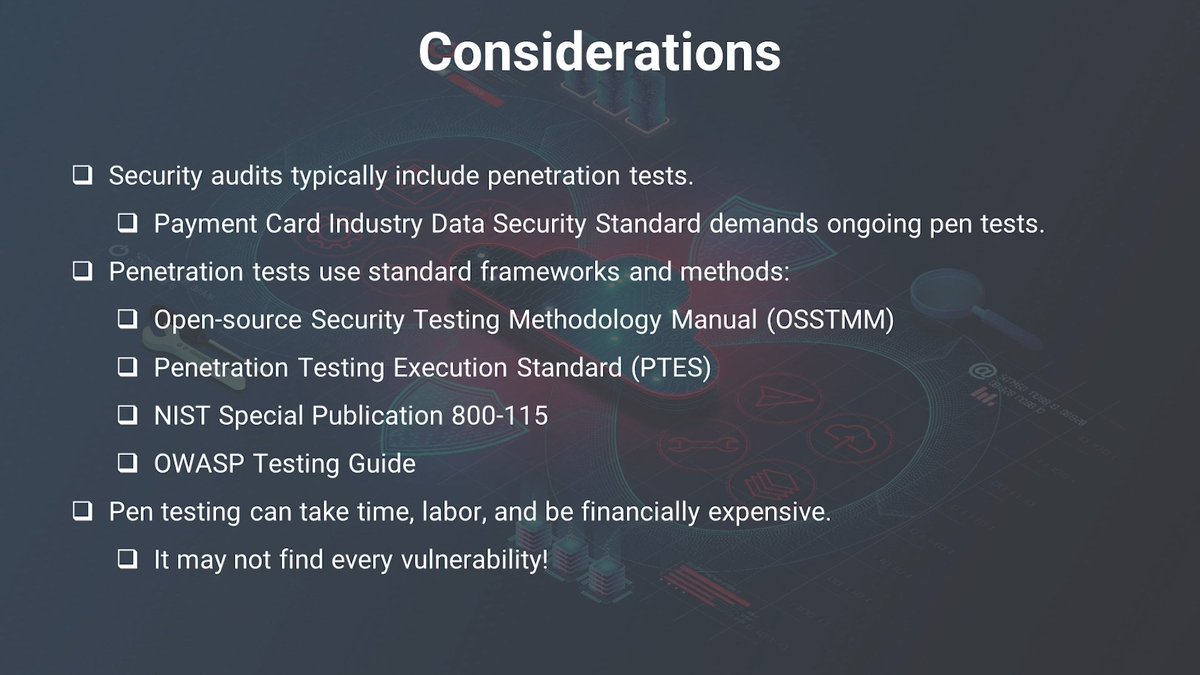 felix_hud's tweet image. Today I learned about the importance of Penetration Testing (Pen Testing) in DevSecOps. Understanding its benefits and stages is crucial for identifying vulnerabilities and enhancing security. 
#LSPPDay49 #60DaysOfLearning2024 #LearningWithLeapfrog @lftechnology