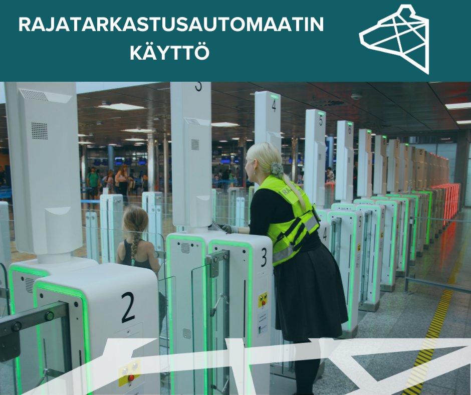 Automaatilla #rajatarkastus on ohi jopa 15 sekunnissa. Ohjeita sujuvaan käyttöön saat laitteen animaatiokuvasta ja videoista. Muista toimia rauhallisesti ja seurata saamiasi ohjeita. Automaattien läheisyydestä löytyy myös Rajan oppaita, jotka auttavat ongelmatilanteissa.