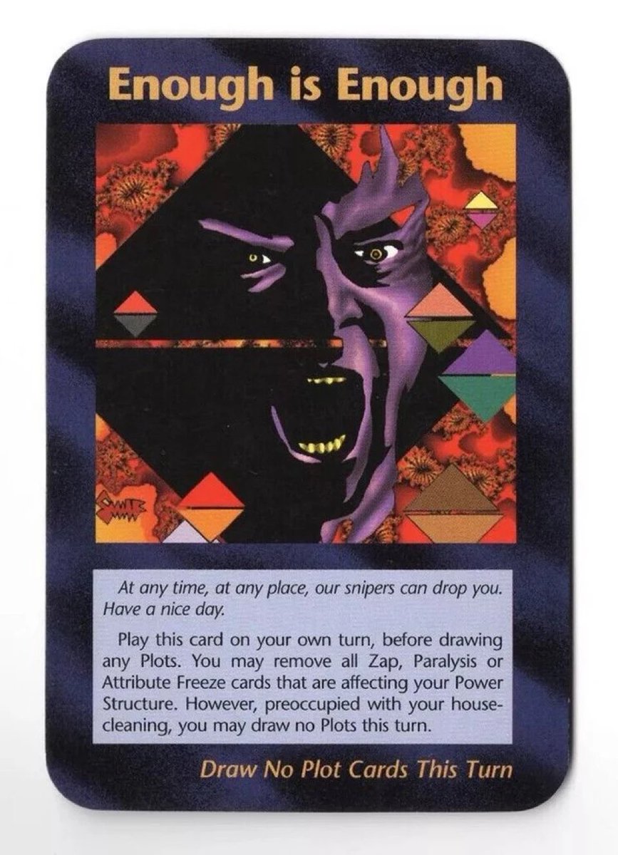 metascripted's tweet photo. Hulkster quotes the Illuminati Sniper card. #metascript. https://t.co/im6rzO7bgT