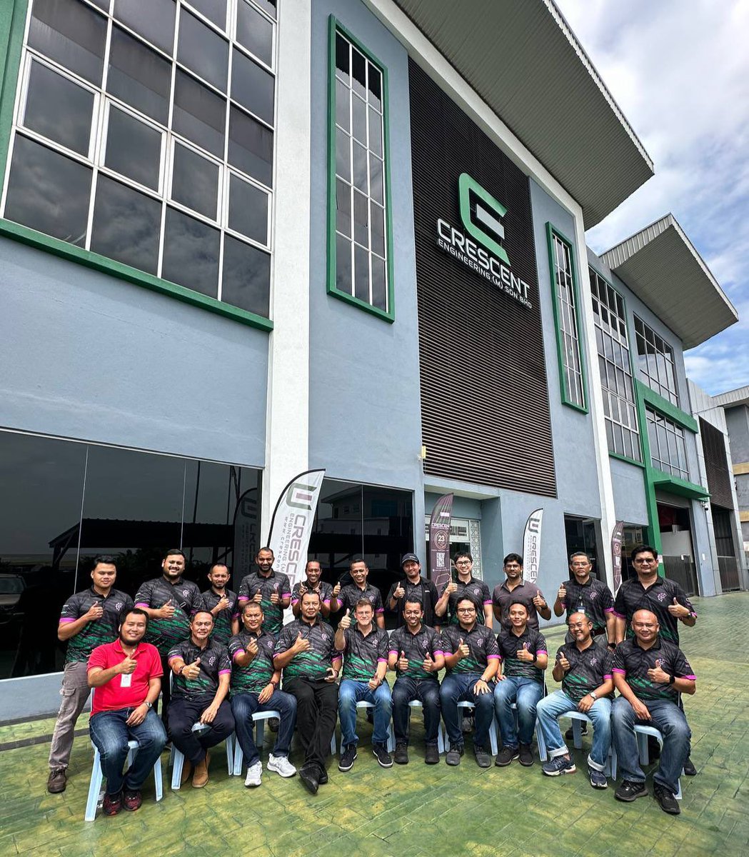 CrescentCESB's tweet image. Day 2 Workshop Tour at Crescent Engineering Sdn. Bhd.

#MiniWorkshop #WorkshopTour #CESB #CrescentEngineering #Rotating #Equipment #CrescentEngineering