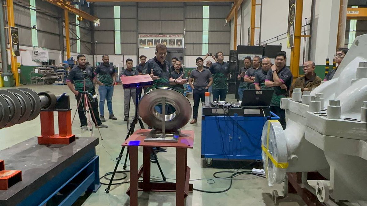 CrescentCESB's tweet image. Day 2 Workshop Tour at Crescent Engineering Sdn. Bhd.

#MiniWorkshop #WorkshopTour #CESB #CrescentEngineering #Rotating #Equipment #CrescentEngineering