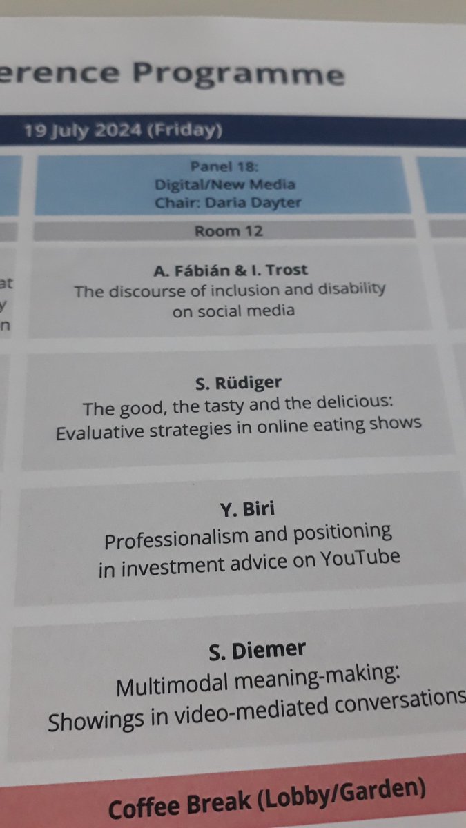 Starting soon,  #cads2024 panel on digital/new media!