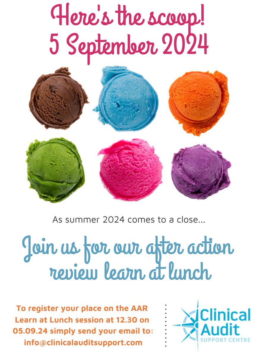 cascleicester's tweet photo. Free After Action Review taster session via our Learn at Lunch on 5 September. Contact us if you want a place via info@clinicalauditsupport.com. We already have 50 bookings! #AAR #PSIRF https://t.co/SpHqYbNTch