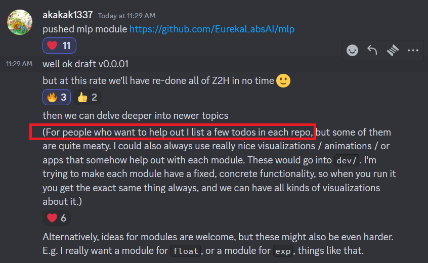 JonathanSumDL's tweet photo. Andrej Karpathy listed a few TODOs for his LLM101 that are open for contribution.
https://t.co/C9E6HKd7x2 https://t.co/PNbFAvvmPt