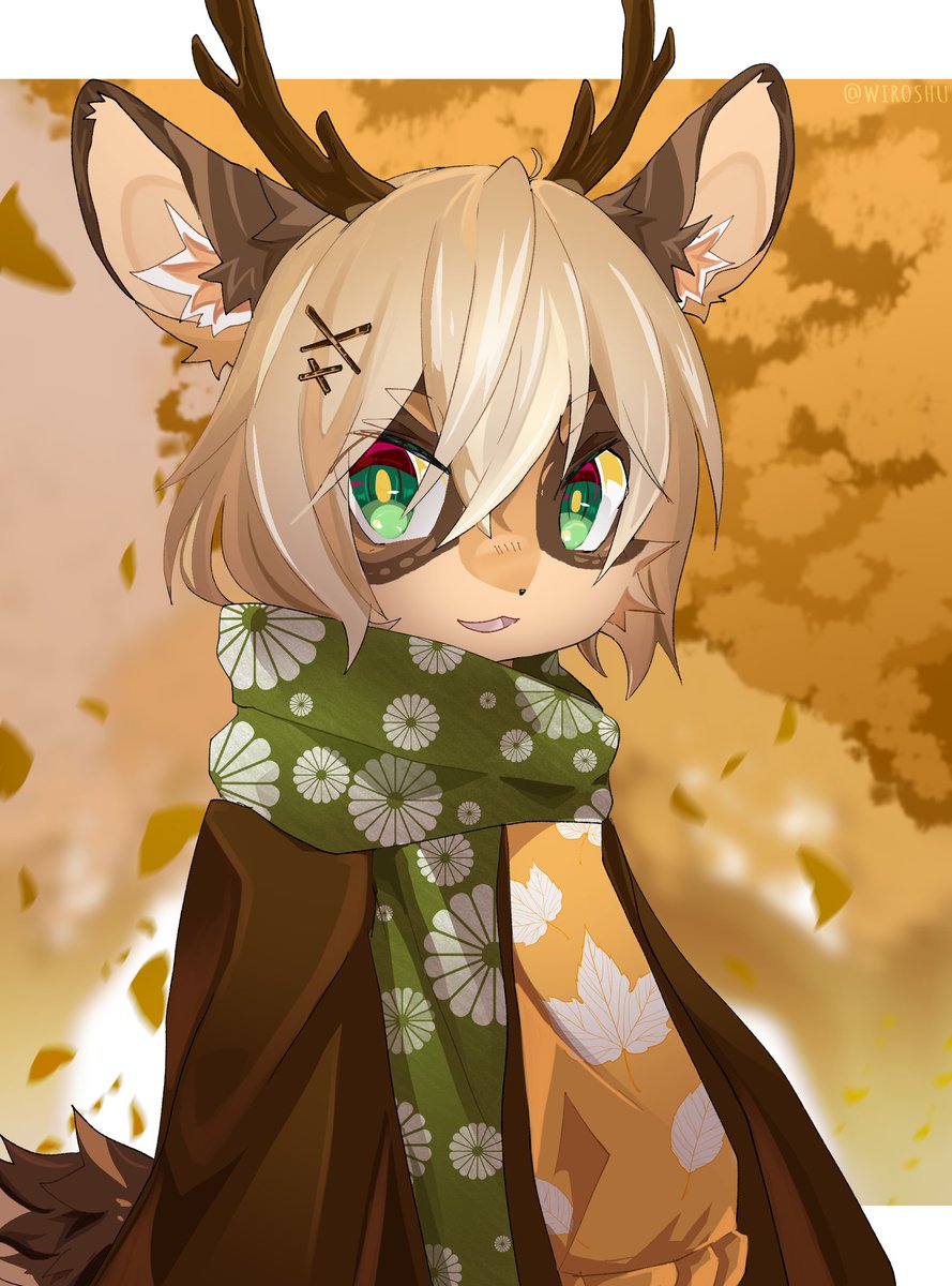wiroshu's tweet photo. Autumn day🍂
#furry #furryoc #furryart #furryarts #ocart #furryartist #anthro https://t.co/X9ZXsJGjKq
