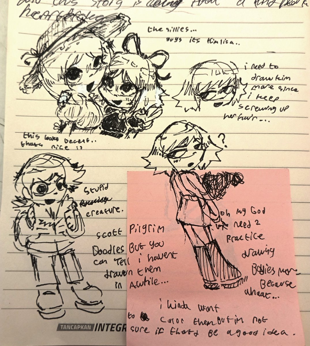 mrawplosion's tweet photo. School doodles !!! (⁠^⁠^⁠)
#scottpilgrim https://t.co/NLH8h9vBSb