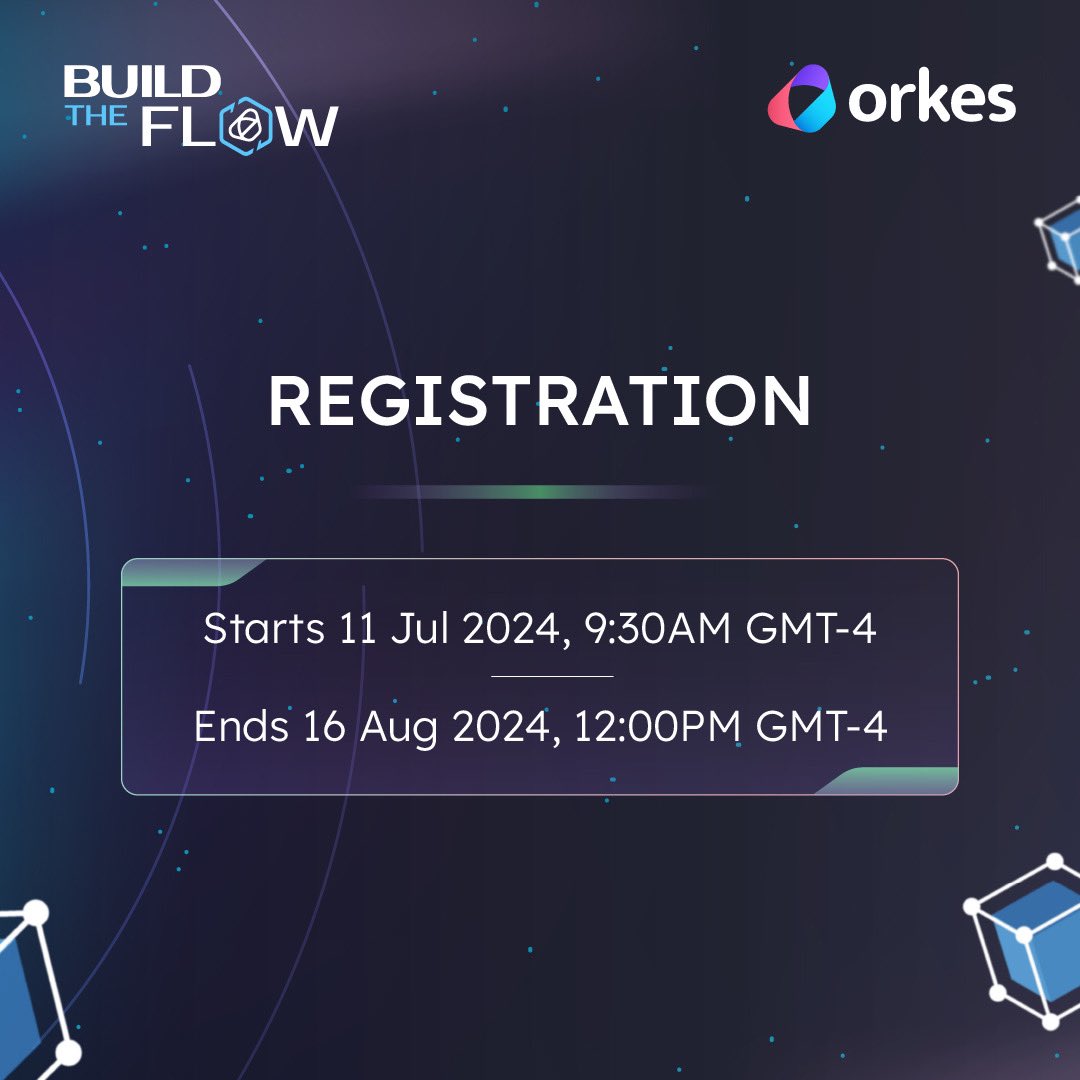 orkesio's tweet photo. 📣 Calling out to software engineers, devops engineers, and data scientists of all skill levels. Join the latest #OrkesHackathon – 🛠️ Build The Flow 🛠️, and stand to win prizes worth $450! 🎁

👇 Find out more about #BuildTheFlow here:
https://t.co/t3cqTdSpaw https://t.co/RGnryjm8DL
