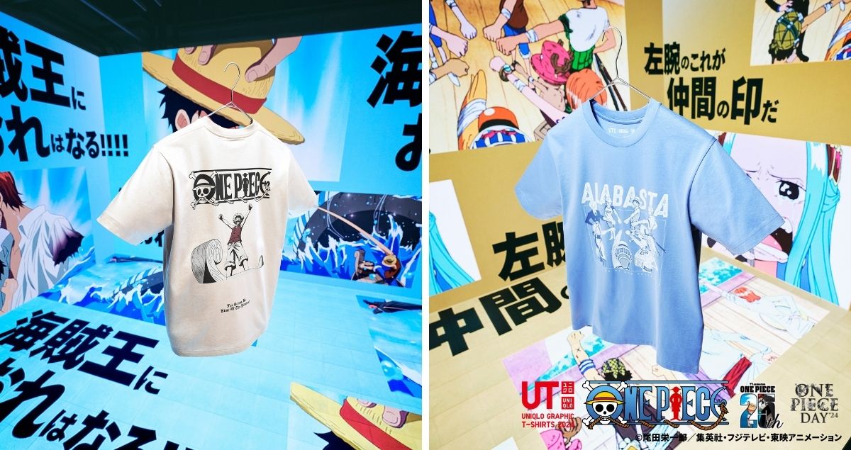 UNIQLO_JP's tweet photo. ━━🔔\本日発売/🔔━━
TVアニメ ワンピース 25th UT
━━━━━━━━━━━━━
「イーストブルー編」に始まる決意の船出から、最新作「エッグヘッド編」までをデザインした記念すべきコレクション。
https://t.co/MwGAKJwT1K
#ユニクロ
#ONEPIECExUT
#ONEPIECE #ONEPIECEDAY https://t.co/fijx3raHXI