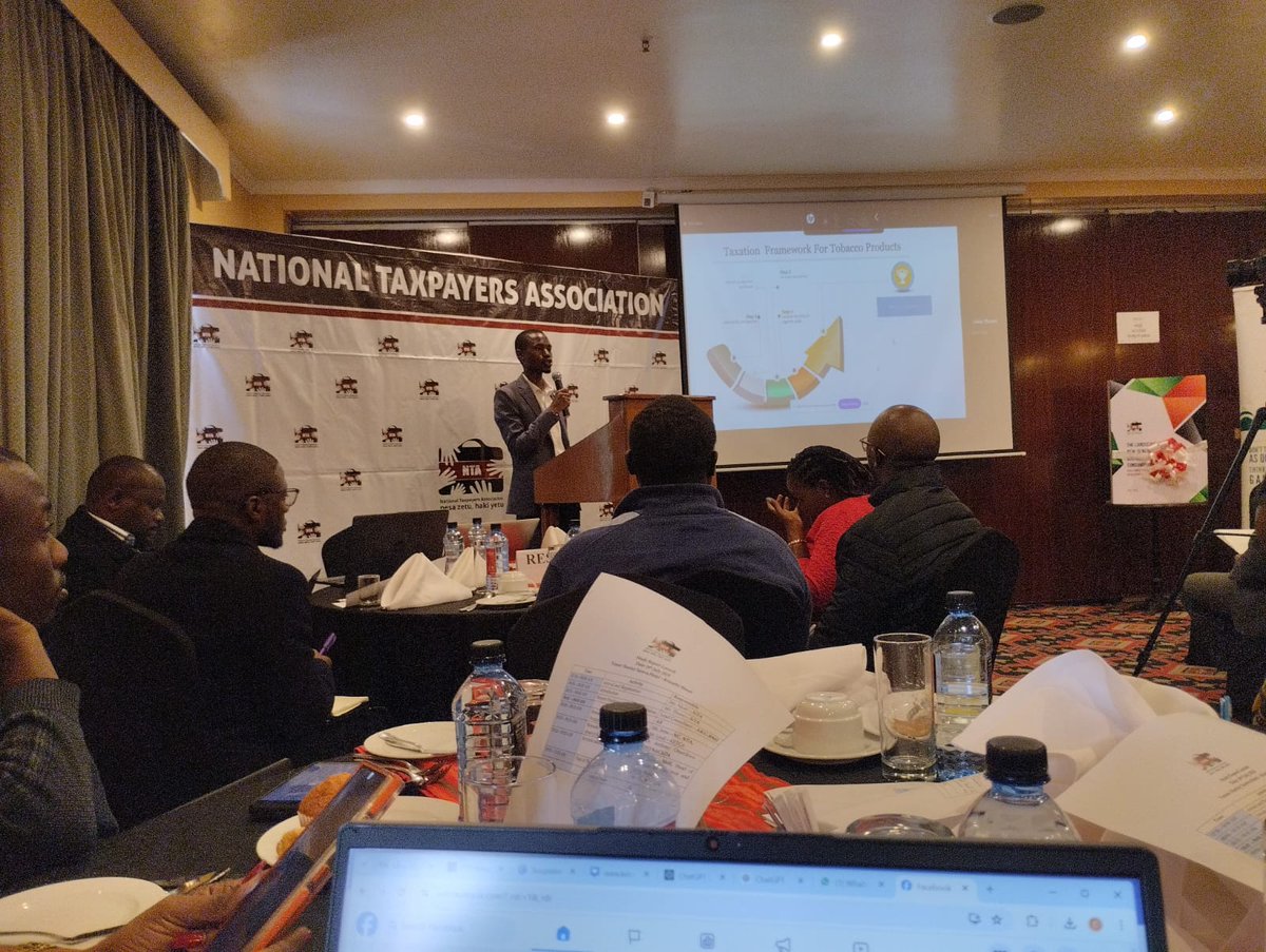 KETCA254's tweet photo. We joined the Study Report launch by the National Taxpayers Association,where critical research on tobacco was disseminated, highlighting the need for higher taxation on tobacco products.Raising taxes on tobacco can reduce consumption and protect public health. #HealthOverProfits https://t.co/coDGSE5j1E