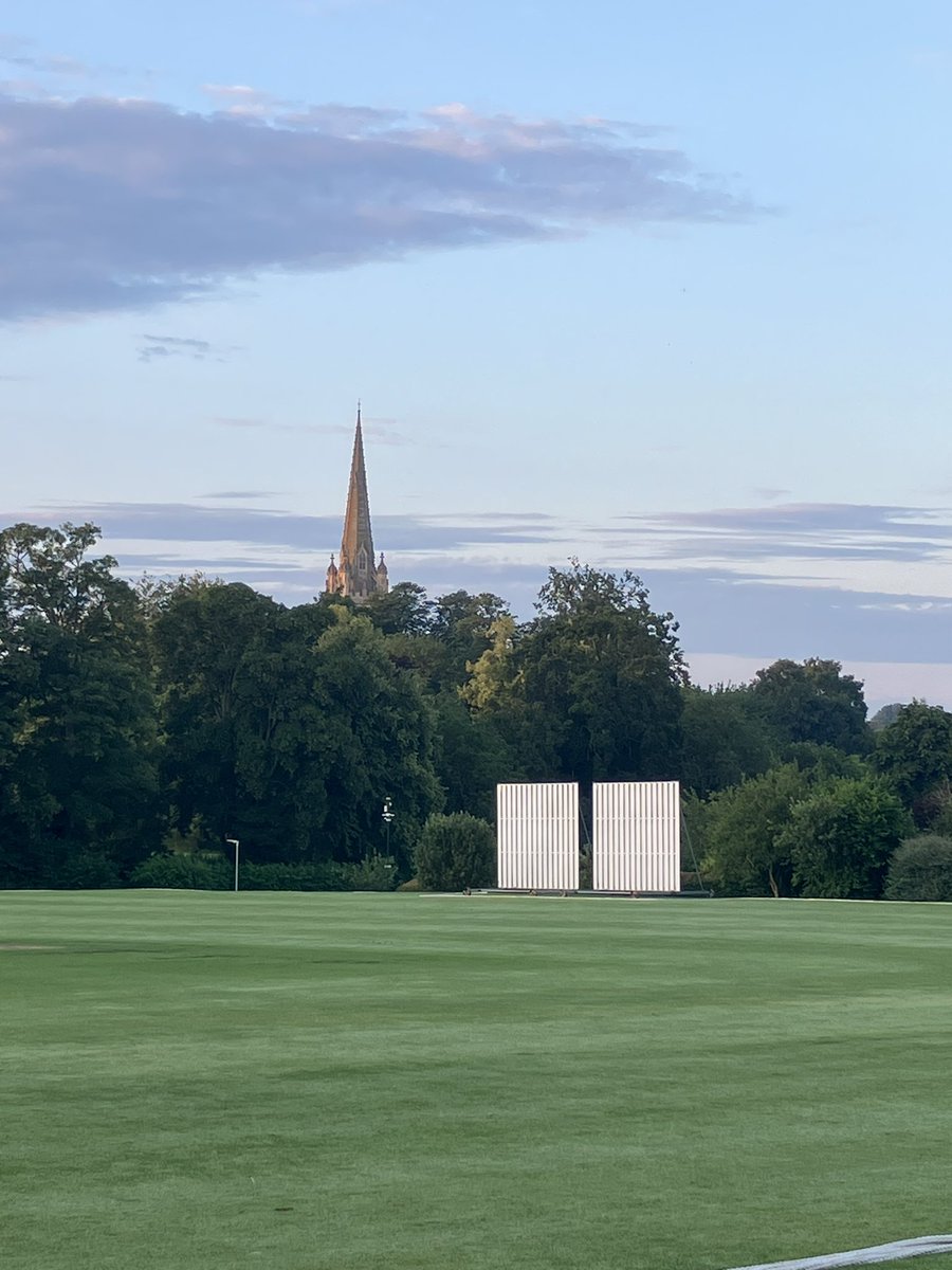 HannahRazzell's tweet photo. @WG_RumblePants Today’s beautiful cricket ground is in Saffron Walden… #twocanplaythisgame 😉 https://t.co/aDxRKTpBOf