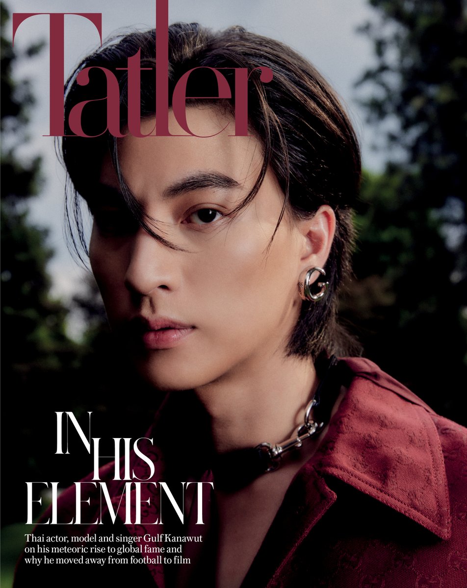 gucci's tweet photo. Brand Ambassador @gulfkanawut is photographed in #GucciFW24 for the latest edition of #TatlerHongKong. #GulfKanawut https://t.co/546ecMkm05