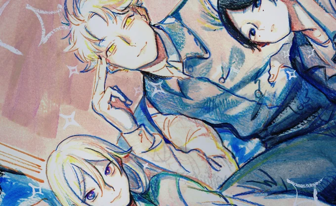 イラスト書き下ろしました!  写真が全部かっこよかったです。