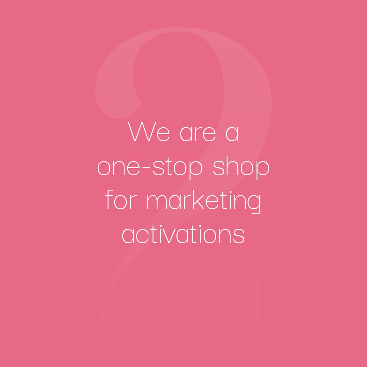 Consider this: One agency, countless possibilities for your brand. Our clients don't just work with us; they grow with us. 🚀

#BrandGrowth #MarketingAgency #DigitalSuccess #ContentCreation #Ecommerce #EventManagement #Logistics