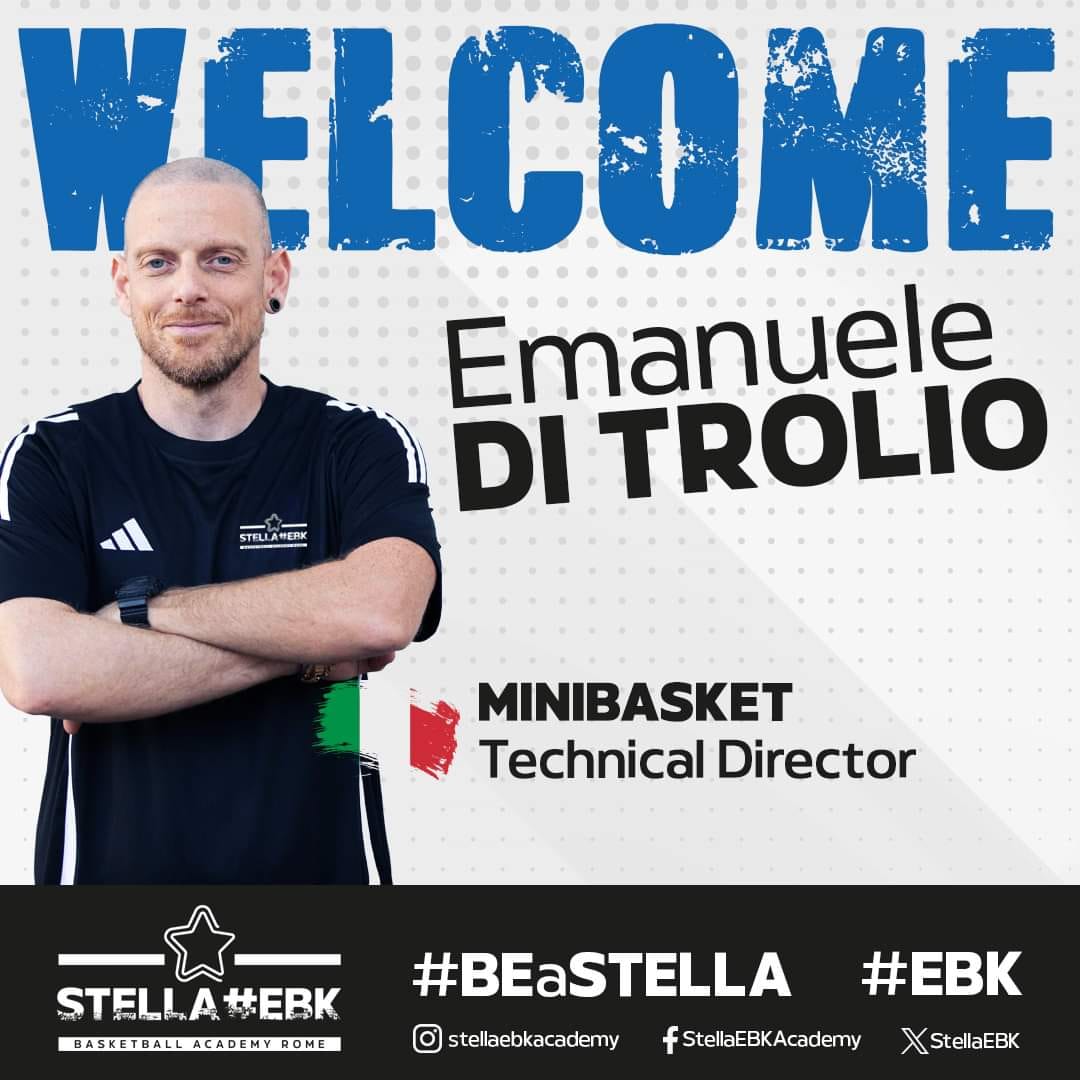 🏀 𝑴𝒊𝒏𝒊𝒃𝒂𝒔𝒌𝒆𝒕 𝑻𝒆𝒄𝒉𝒏𝒊𝒄𝒂𝒍 𝑫𝒊𝒓𝒆𝒄𝒕𝒐𝒓

Pivotal member in the Stella#EBK minibasket section will be coach
𝔼𝕞𝕒𝕟𝕦𝕖𝕝𝕖 𝔻𝕚 𝕋𝕣𝕠𝕝𝕚𝕠 ⚪⚫🔵

#BEaSTELLA
#EBK