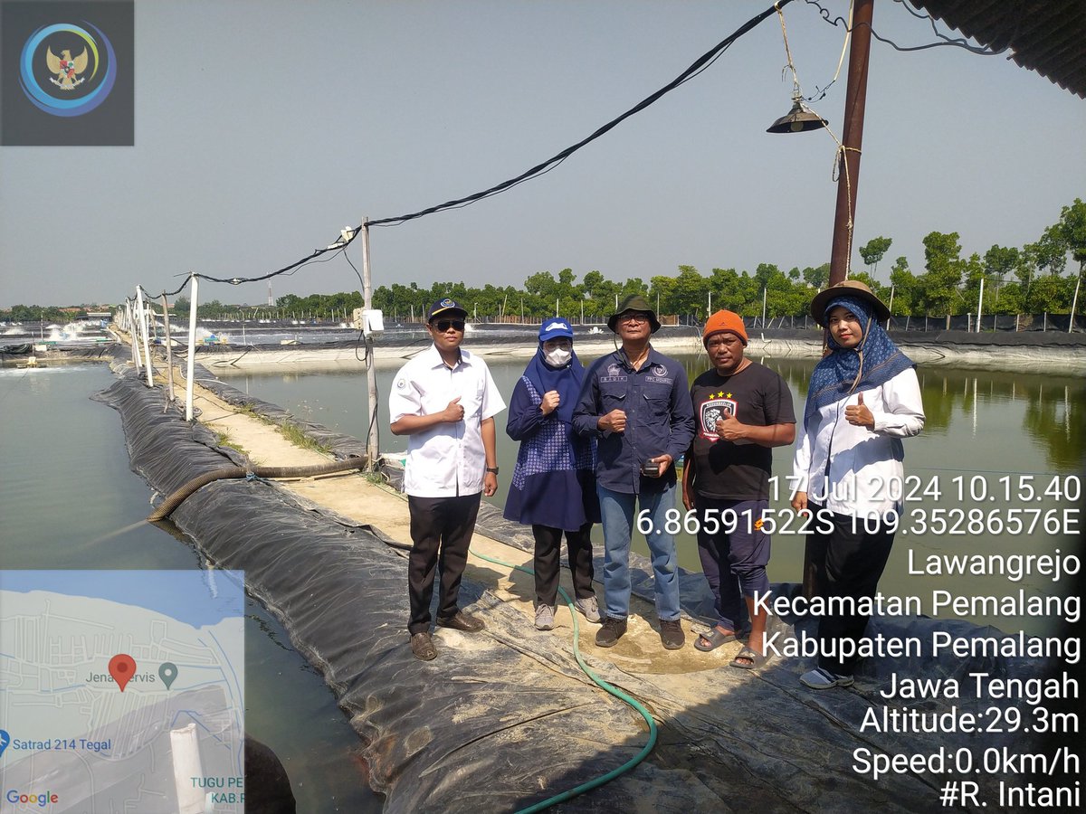 onimaedah's tweet photo. Rosiana I (17/7)
 Luhkan Kabupaten Tegal Anjangsana dan pendampingan monitoring residu udang Vannamei kec.Warureja kab tegal
#Luhlapor
@bppsdm_puslatkp
#Panen
#GiatLuhkanSatminkalTegal
#GiatLuhkanSatminkalBogor https://t.co/EbkqItUCv9