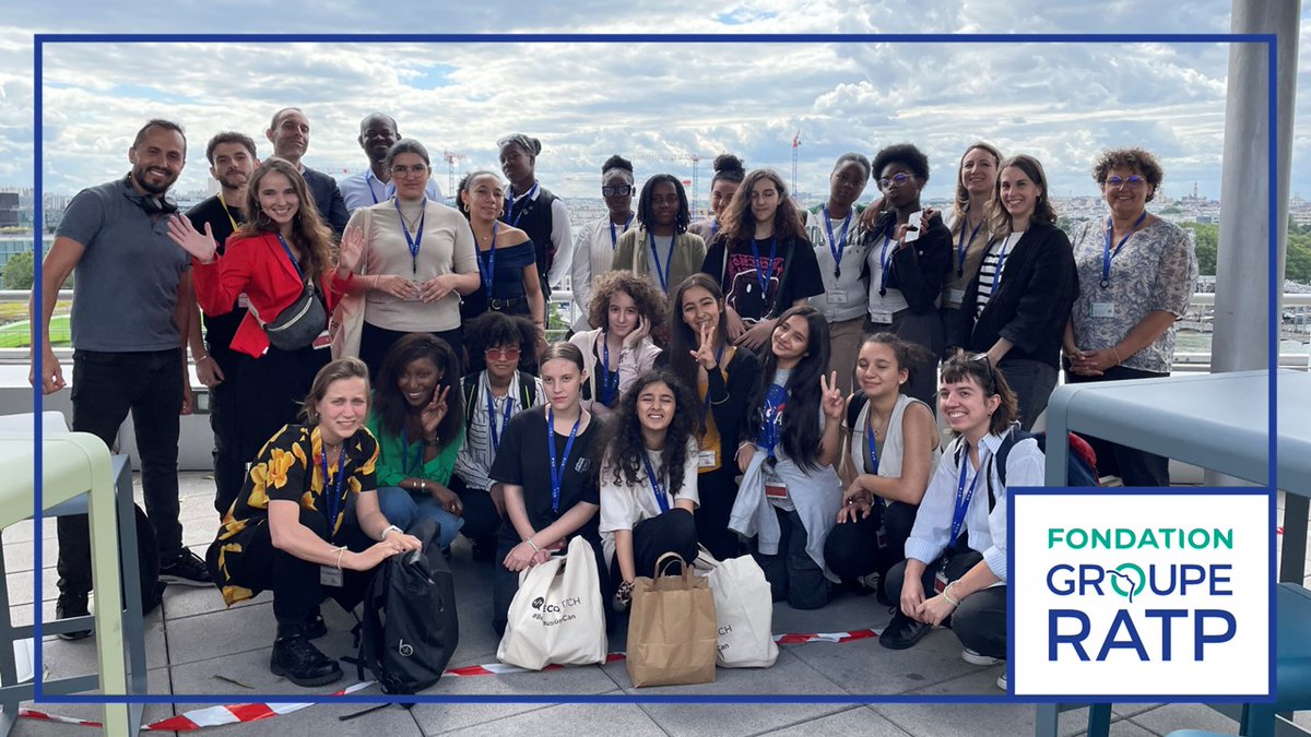 fondationratp's tweet photo. [#InsertionPro] 16 participantes du programme #JUMPINTECH 2024, soutenu par la #FondationGroupeRATP, sont venues à la rencontre des équipes de la Direction Digital et Innovation du @RATPgroup afin de découvrir leurs métiers, projets et outils de la #tech et du #digital 💻. https://t.co/YAPzMuyUyb