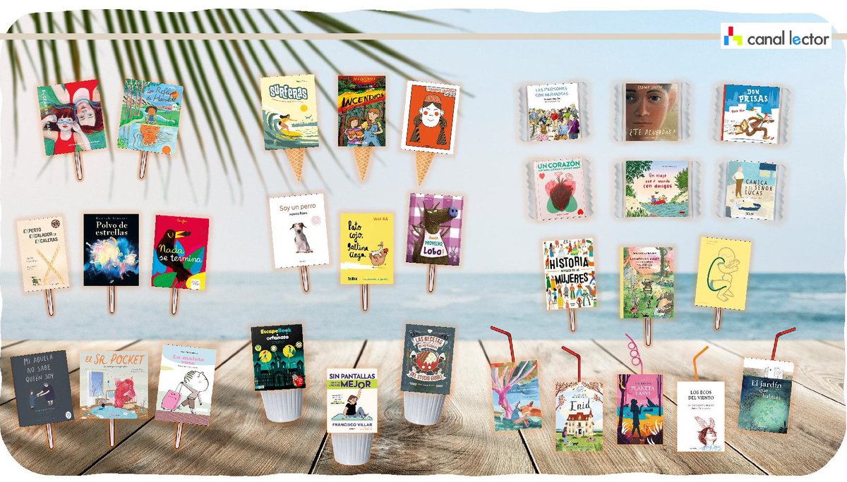 🍨Creemos que estos pueden ser algunos de los mejores sabores del #verano

📖Una pequeña selección de títulos #LIJ #cómic #infantil #juvenil enviados por las editoriales y que han gustado mucho en la redacción de #CanalLector entre enero y julio de 2024

🍦canallector.com/docs/3843/