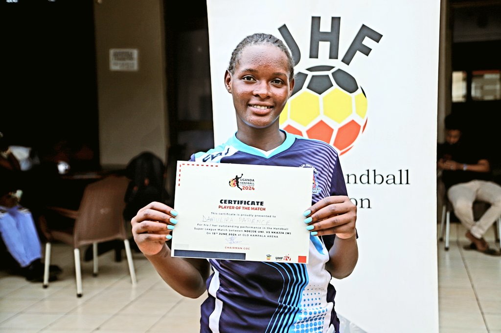 RazeLeePatience's tweet photo. We are Team #GoExtreme @RihamUG @OnerJuiceUg
Great Thanks to Me for  P.O.M
#Road To AFCON2024 Kinshasa
#UgandaHandball
@kawowosports @22bet_official @mafrosports2009 https://t.co/Dwq8F2s6Pa