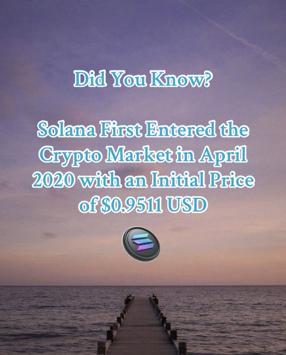 Did You Know ? Solana …🚀🌍
#solana #CryptoCommunity #cryptoccurency #dior #altcoins2024 #Bullrun2024