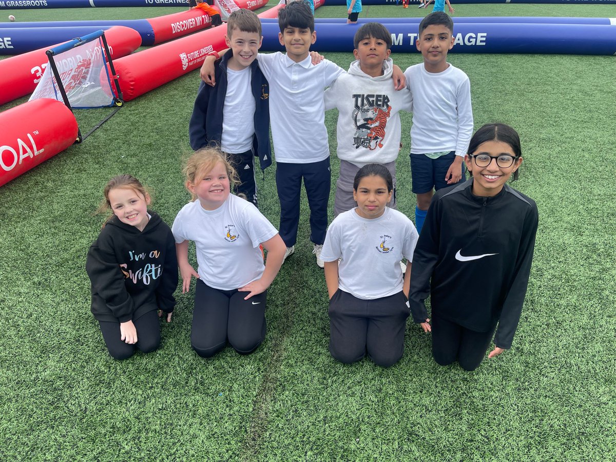 Massive well done to our Year 3 and 4 team at St Peters who competed in the Euros Football Festival! <a href="/tamesidessp/">Tameside SSP</a> <a href="/emmatoone1/">Emma Toone</a>