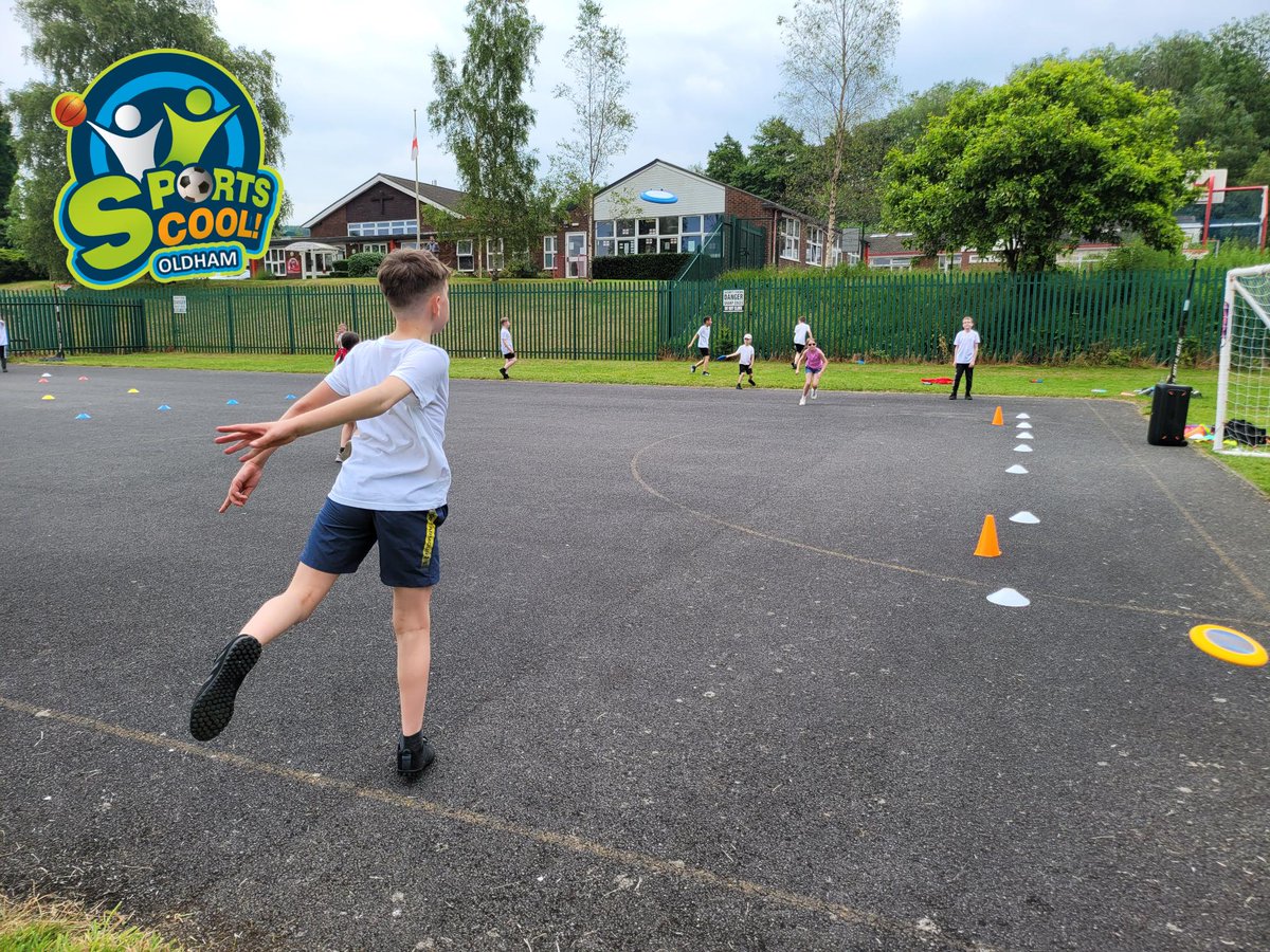 ECSTGOldham's tweet photo. There are so many fond memories for the children to look back on in our after-school sports club this year, run by Sports Cool. The children have thoroughly enjoyed the chance to access so many different sports and build on their skills. #loveoflearning #sportscool https://t.co/6kbwwXMG1f