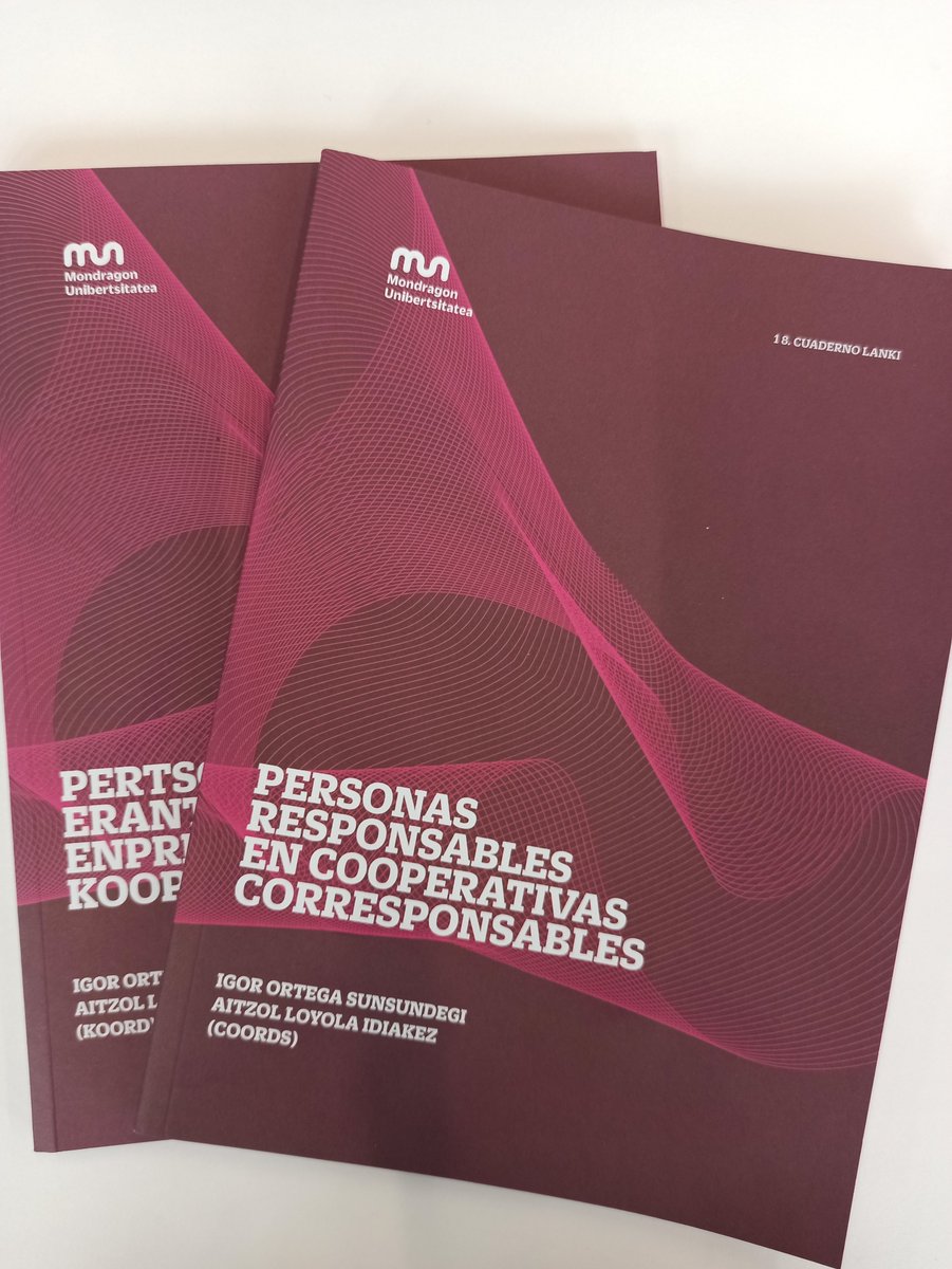 Lanki_MU's tweet photo. El valor de la responsabilidad es una dimensión básica del propósito transformador cooperativo. ¿Cómo impulsarlo en la realidad actual de las cooperativas de @esMONDRAGON ? 

Disponible nuestra última publicación 👇
https://t.co/KPo2ie2ho2 https://t.co/uwDQCNX7dQ