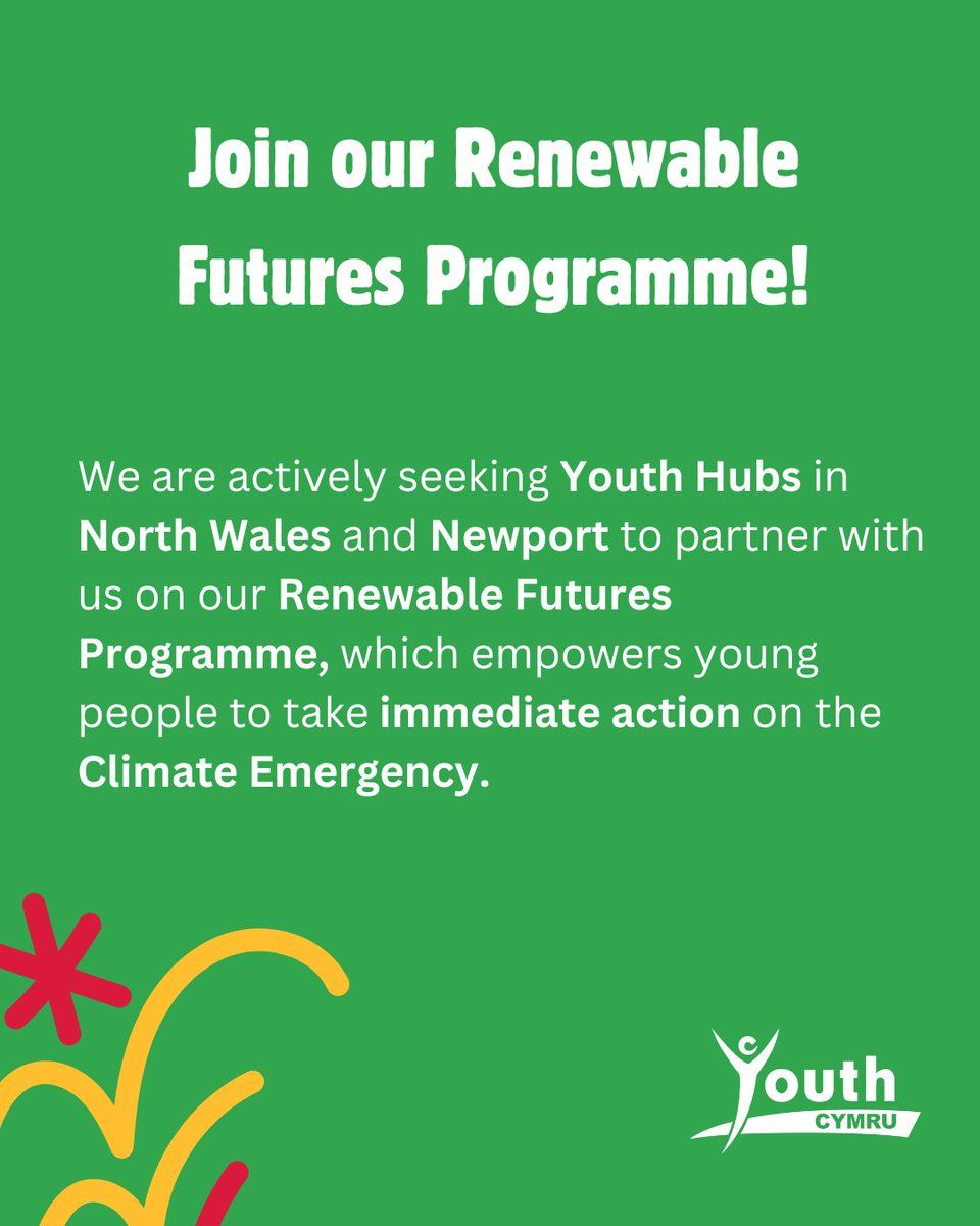 youthcymru's tweet photo. Empowering the Next Generation of Climate Leaders in Wales

Join our Youth Climate Action Hub to drive real change. 🌍 Apply now to lead sustainability initiatives in your community! ⬇️

#ClimateAction #YouthEmpowerment #Sustainability
🌟 Apply here: https://t.co/fkwaufugzH https://t.co/jjKoB0aLI3