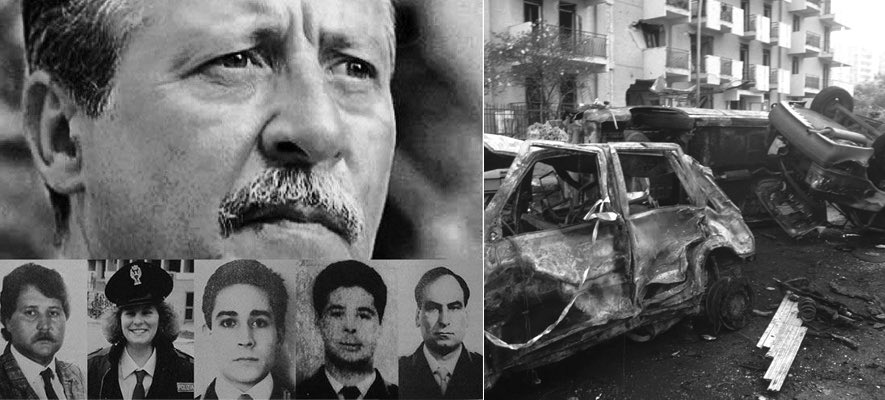 antoaurigemma's tweet photo. La strage di via d’amelio rappresenta una delle pagine più drammatiche della storia del nostro paese. Sono passati 32 anni ed è nostro dovere ricordare un grande servitore dello Stato, Paolo Borsellino, che ha sacrificato la propria vita per tutelare i valori della legalità e della giustizia. Il nostro pensiero va anche ai familiari dei cinque agenti della scorta ( Agostino Catalano, Emanuela Loi, Vincenzo Li Muli, Walter Eddie Cosina, Claudio Traina), morti a seguito di quel terribile attentato del 19 luglio 1992 a Palermo