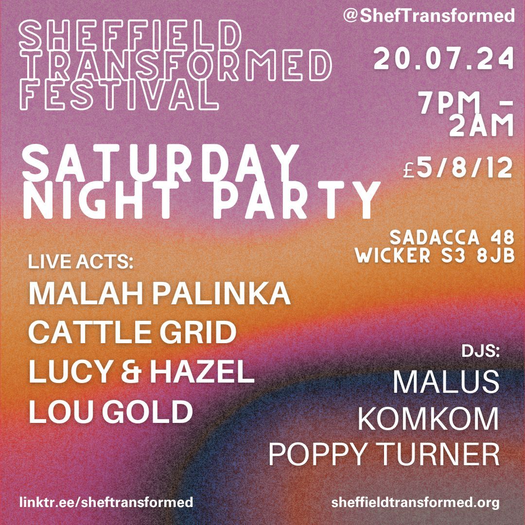 Sheffield Transformed (@sheftransformed) on Twitter photo After months of planning and an enormous amount of work, Sheffield Transformed Festival kicks off this evening! 🥳 
We sold out but, after reorganising the venue, we've been able to release a few more tickets!
Book your place and we'll see you later: buff.ly/3Kfj5Li After months of planning and an enormous amount of work, Sheffield Transformed Festival kicks off this evening! 🥳 
We sold out but, after reorganising the venue, we've been able to release a few more tickets!
Book your place and we'll see you later: buff.ly/3Kfj5Li