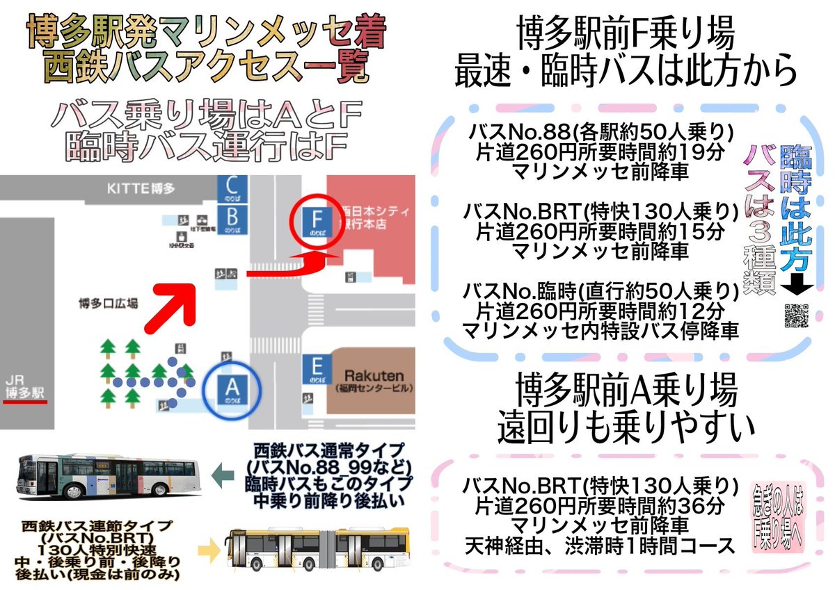 博多 駅前 f 乗り場