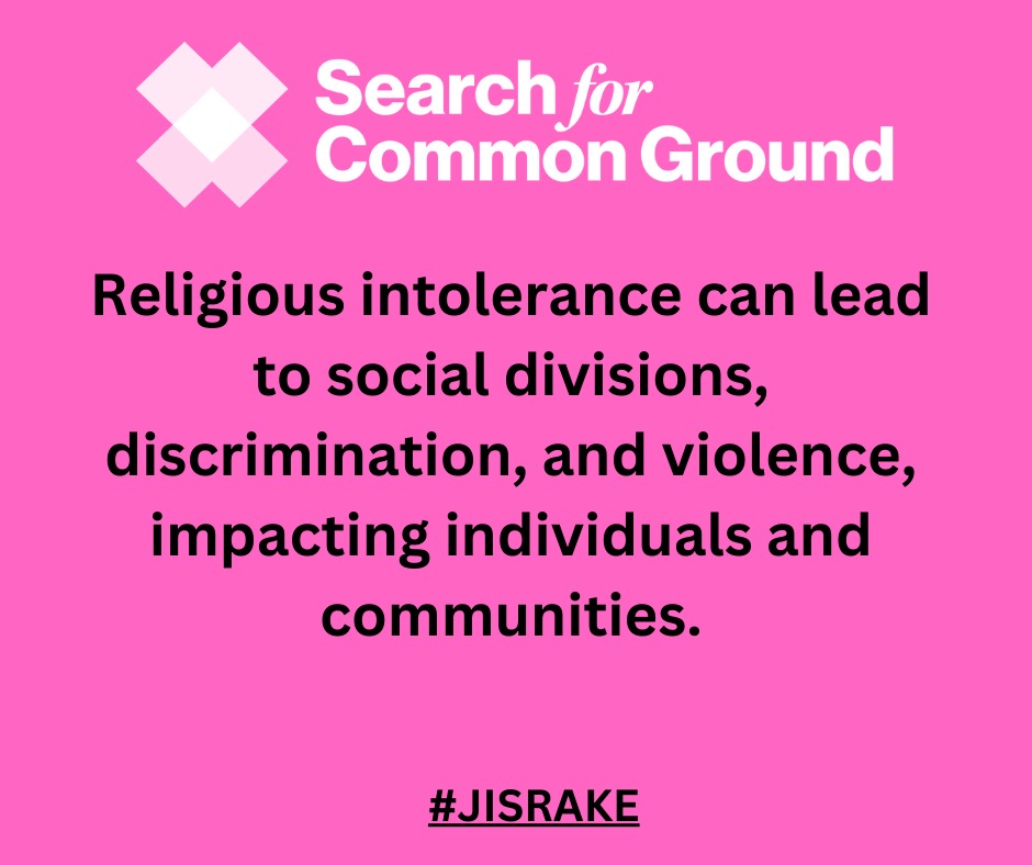RotichKEdwin's tweet photo. Religious intolerance is not confined to specific regions but can have global implications, affecting international relations, diplomacy, and human rights advocacy. @SFCG_Kenya #JISRAKE https://t.co/UeQj8l4JUy