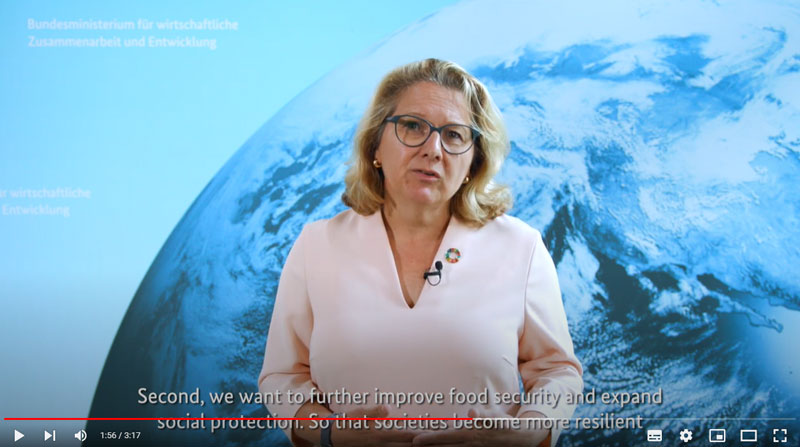 In her message to the populations of #Sahel &amp; partners, the #AllianceSahel GA President, Minister Schulze <a href="/BMZ_Bund/">Bundesentwicklungsministerium</a>, announces the priority areas for supporting the improvement of living conditions for the Sahel populations.
📺 youtu.be/IwJDs-FiOQA