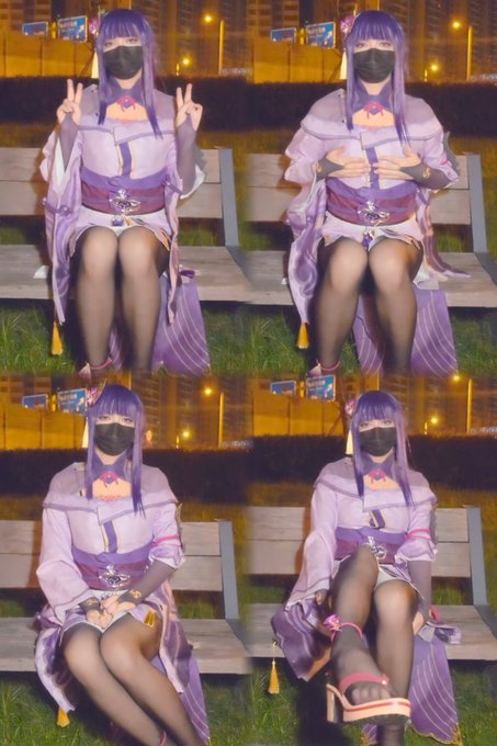 ❤️新作上线 | LUMI_039❤️ 这次是雷电将军cos露出~立交桥里面的小公园里竟有这样好的营业场所，虽然衣服和长发很不方便，但户外发骚的感觉真的超级爽！M字开腿坐在长椅上，一手捏着乳头一手套弄着牛牛🥵伴随着套弄速度加快，全身像触电一般抽搐，粘稠的白浆便喷涌而出🥵不知道这一切会不会被别人看见呢<a href="/tag/%E4%BC%AA%E5%A8%98"class="tags"><span>#伪娘</span></a><a href="/tag/%E5%A5%B3%E8%A3%85%E5%AD%90"class="tags"><span>#女装子</span></a><a href="/tag/%E7%94%B7%E5%A8%98"class="tags"><span>#男娘</span></a>