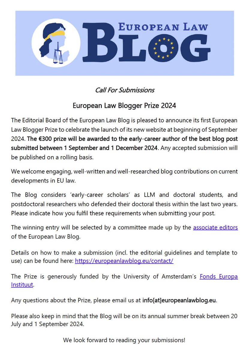 European Law Blog tweet media