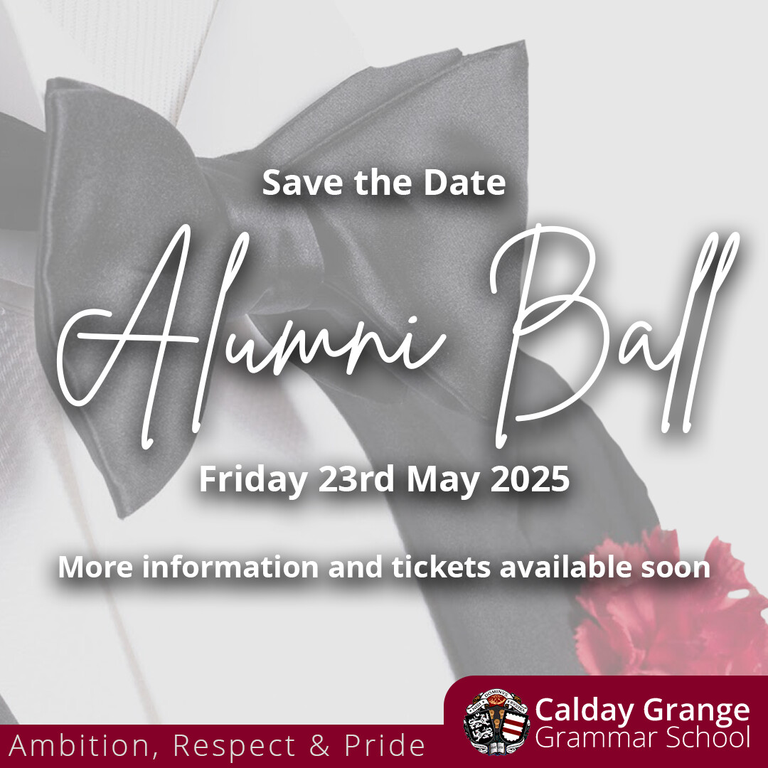 🗓️ Save the Date! 

Alumni Ball
Friday 23rd May 2025

More information and tickets available soon