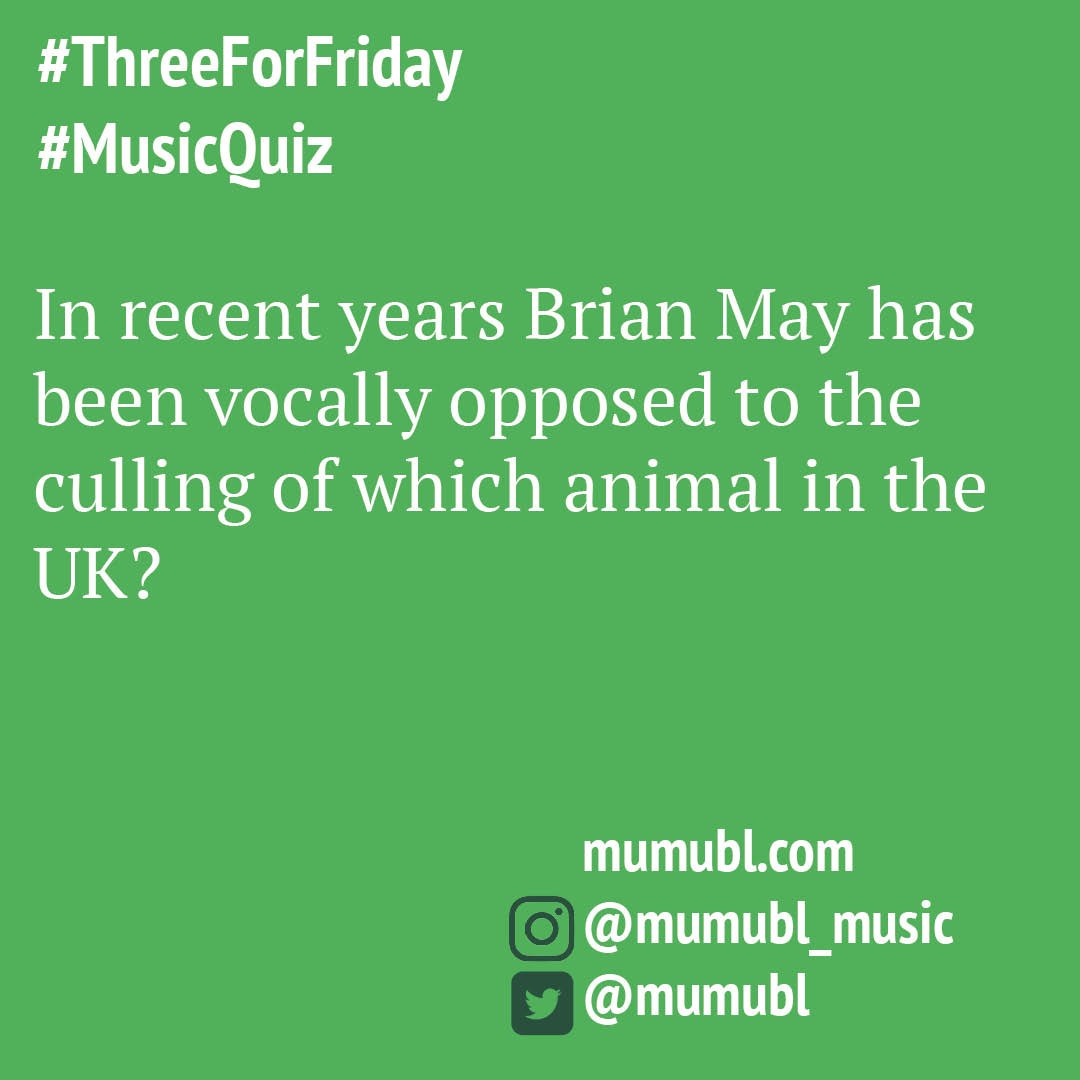 Mumubl's tweet photo. Today we wish a happy 77th birthday to curly haired rock god and Queen guitarist Brian May @brianmayforreal so how better to do it here than a #threeForFriday #music #quiz. Let's see how you get on with this on, let us know in the comments https://t.co/UYPCjwNYrH