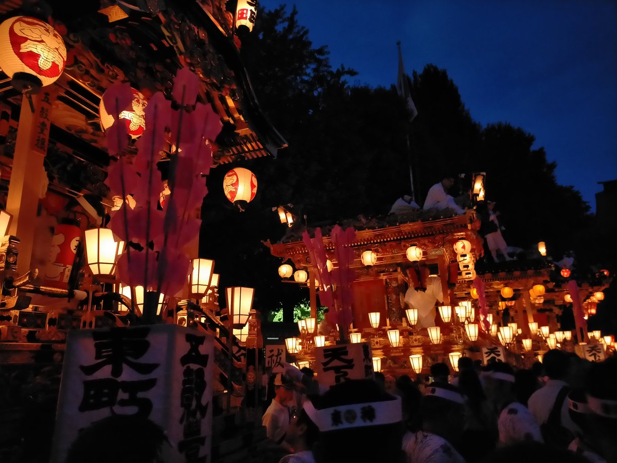 7chijune's tweet photo. 川瀬祭り天王柱立て神事始まります。 https://t.co/Zw1c32pvFb