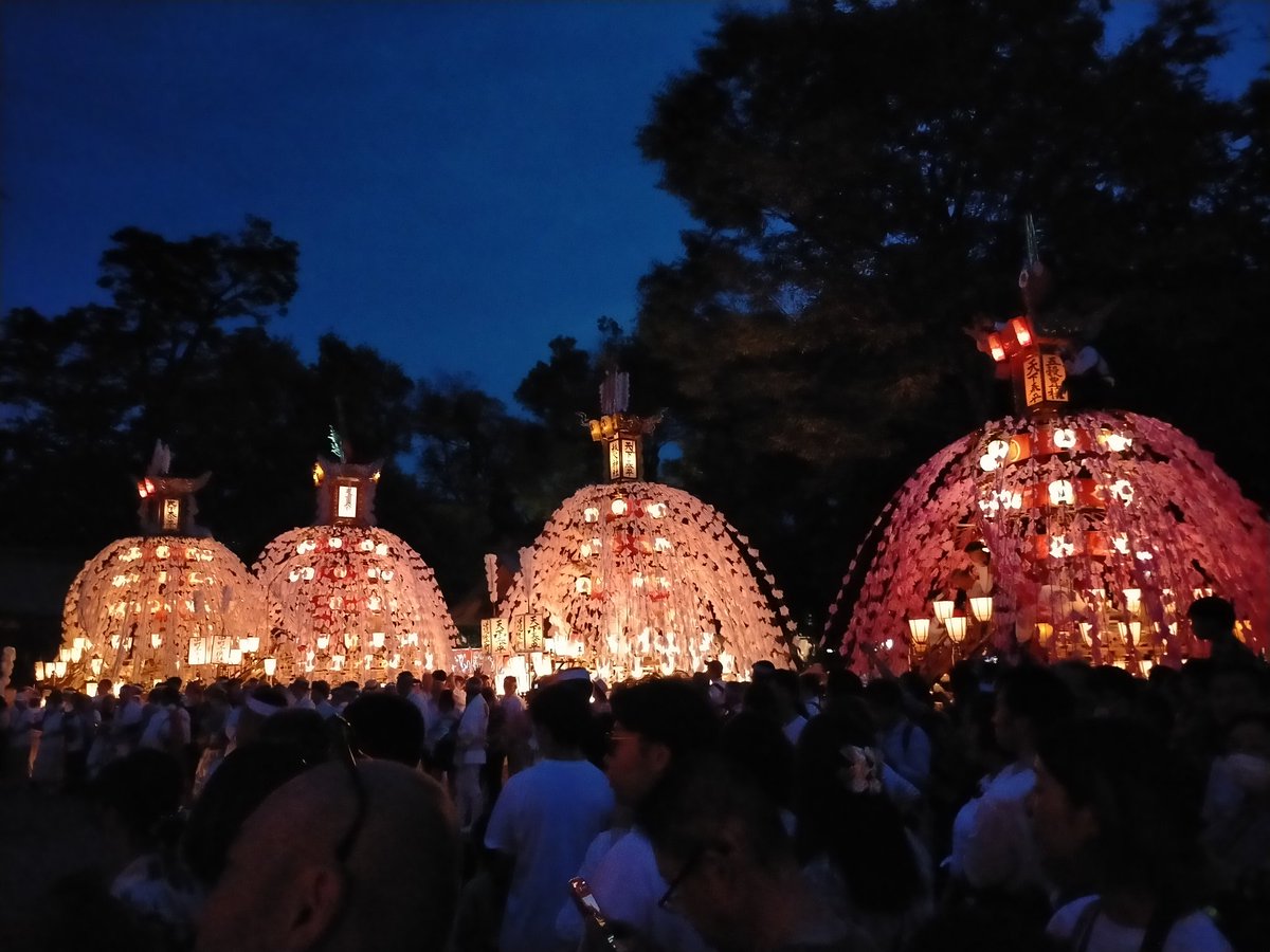 7chijune's tweet photo. 川瀬祭り天王柱立て神事始まります。 https://t.co/Zw1c32pvFb