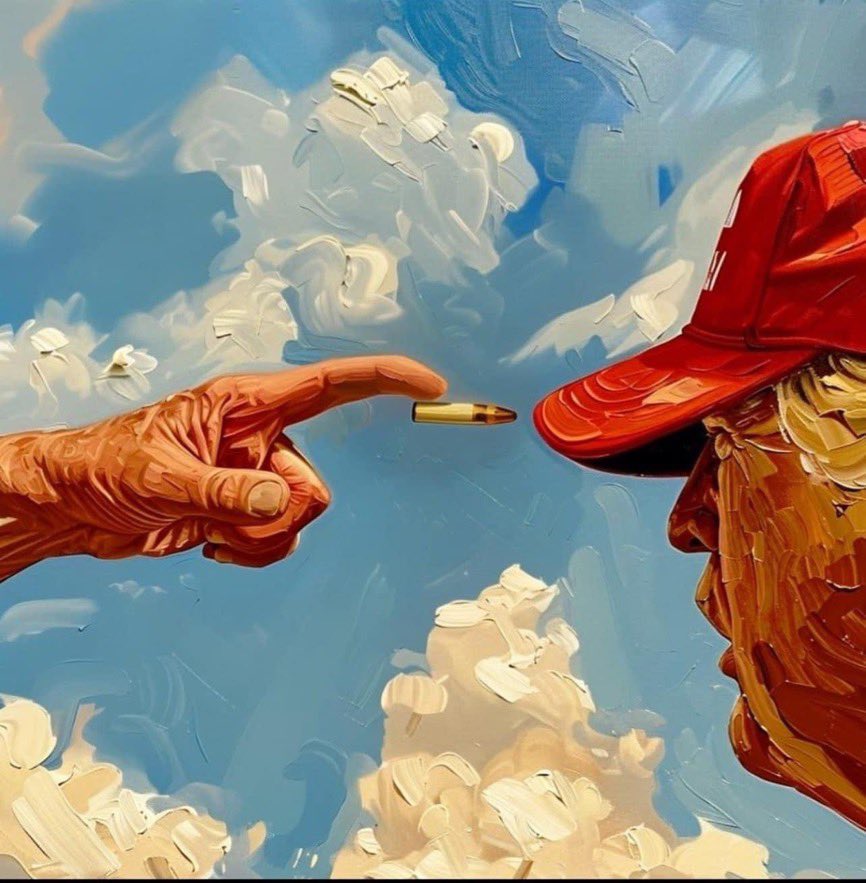 ars_gravitatis's tweet photo. Just so you know, God doesn’t stop the shooter from firing his bullets. He just readjusts the paths of the bullets away from his favorite authoritarian leader so that they kill and seriously hurt other people. Because Christianity has no morality 🤷‍♂️ https://t.co/4CKB5s5BoZ