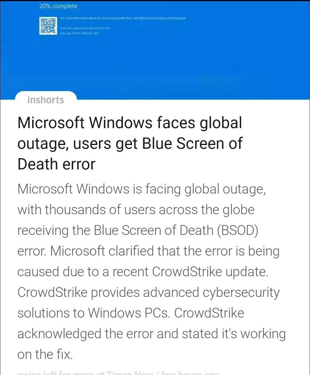 Thakre_13_INC's tweet image. Weekend seems to have arrived early for many people! 

#Microsoft #Windows
#windowsdown