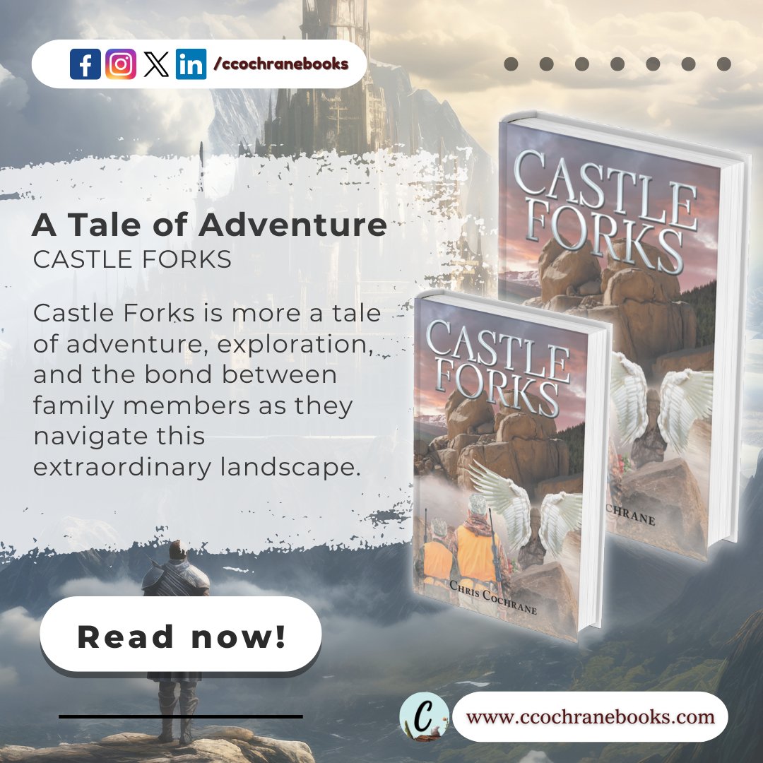 ccochranebooks's tweet photo. Journey through a mystical realm!

Join an adventure filled with challenges, mysteries, and fantastic creatures. The pages of the book call upon you!

Read now!
https://t.co/NdPIDv0DSI

#CastleFork #ChrisCochrane #Mystery #Fantasy #Adventure https://t.co/DHTFWxEEvf