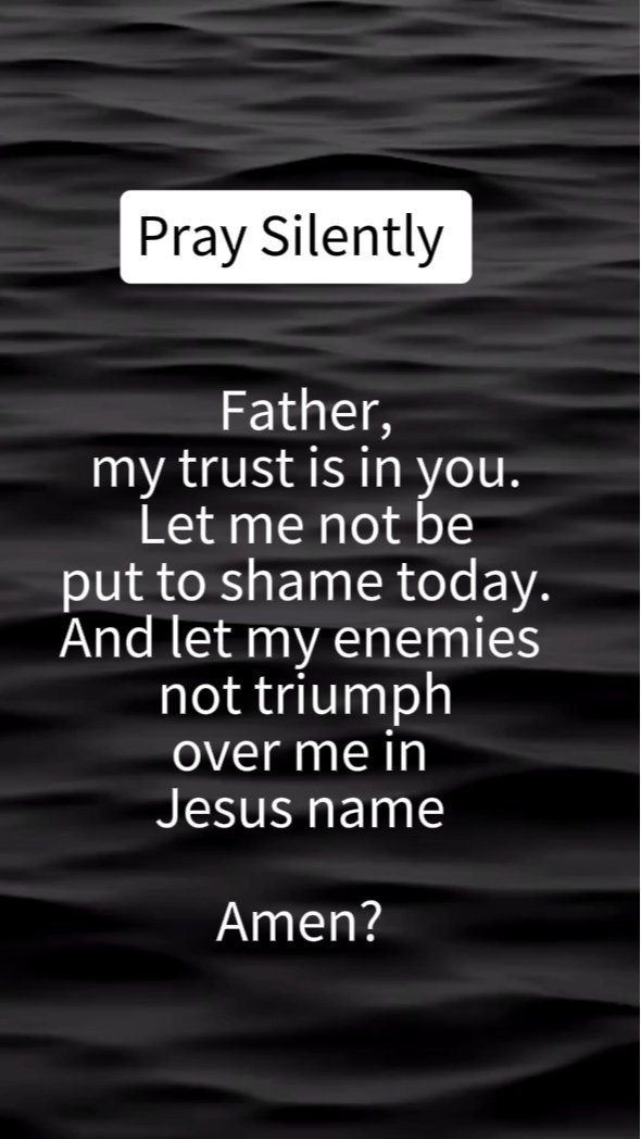 stepswith_God's tweet image. Triumph is mine today! What about you?

Psalms 25:2 NKJV
O my God, I trust in You; Let me not be ashamed; Let not my enemies triumph over me.

#stepswithGod #God #Jesuschrist #bible #nigeria #christianity #fypage